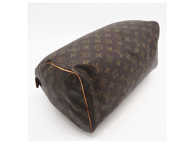 Borsa a mano Speedy 35 in tela Monogram Louis Vuitton Marrone Monogramma - vista 6