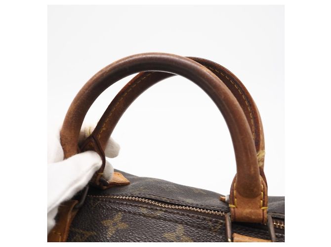 Borsa a mano Speedy 35 in tela Monogram Louis Vuitton Marrone Monogramma - vista 8