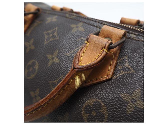 Borsa a mano Speedy 35 in tela Monogram Louis Vuitton Marrone Monogramma - vista 9
