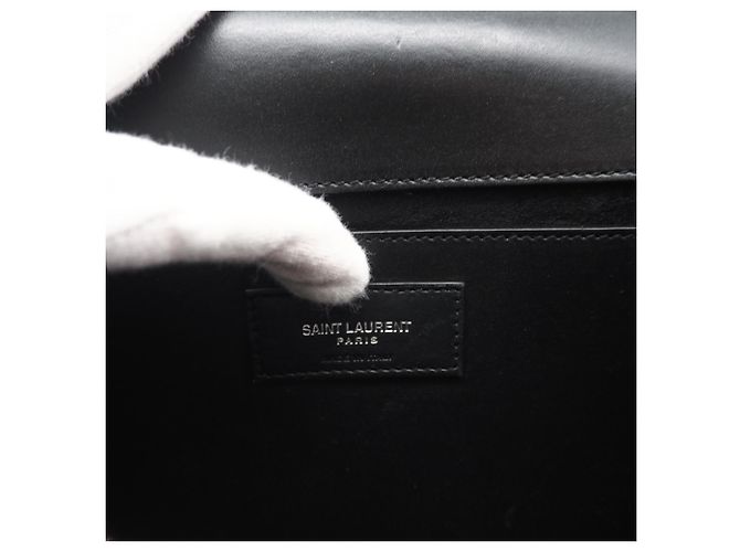 Borsa a spalla Kate Chain Classica di Saint Laurent Nero - vista 16