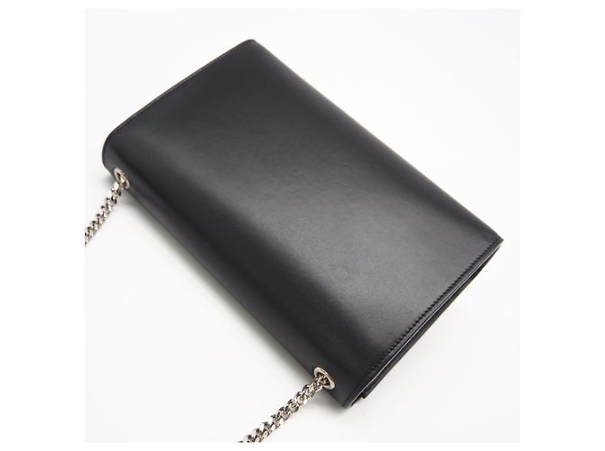Borsa a spalla Kate Chain Classica di Saint Laurent Nero - vista 2