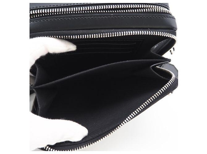 Borsa a spalla Fendi Square FF Camera Case Marrone Nero - vista 9