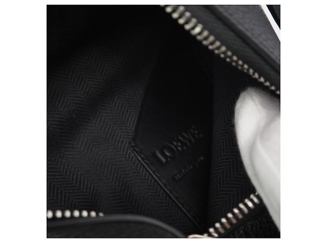 Borsa a corpo verticale T-Pocket in pelle morbida Loewe Nero - vista 11