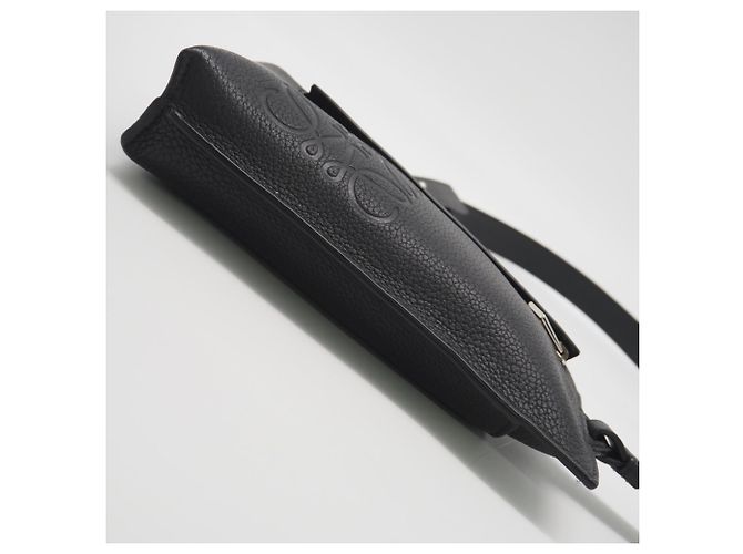 Borsa a corpo verticale T-Pocket in pelle morbida Loewe Nero - vista 7