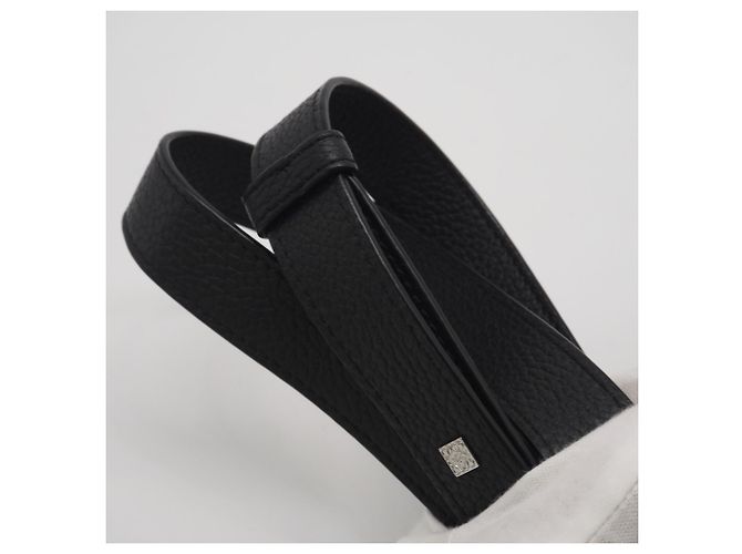 Borsa a corpo verticale T-Pocket in pelle morbida Loewe Nero - vista 8