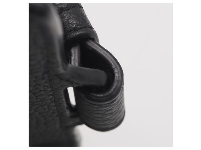 Borsa a corpo verticale T-Pocket in pelle morbida Loewe Nero - vista 9