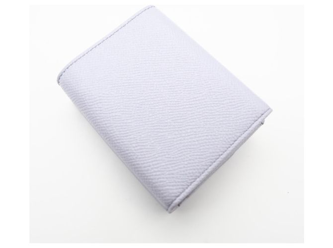 Bulgari Bvlgari Compact Tri-fold Wallet in Purple Leather - view 2