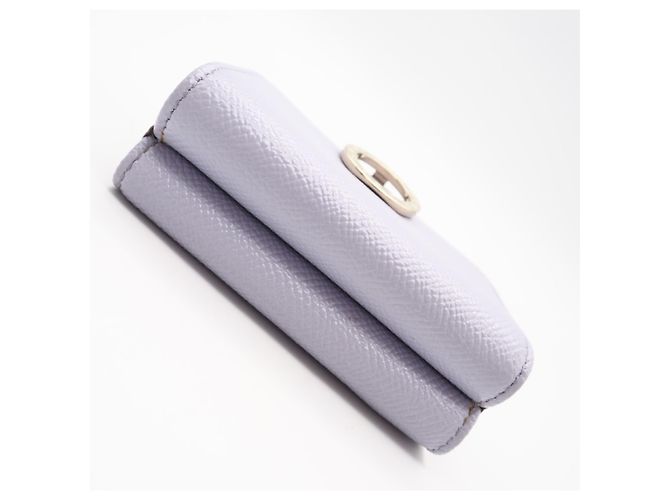 Bulgari Bvlgari Compact Tri-fold Wallet in Purple Leather - view 4