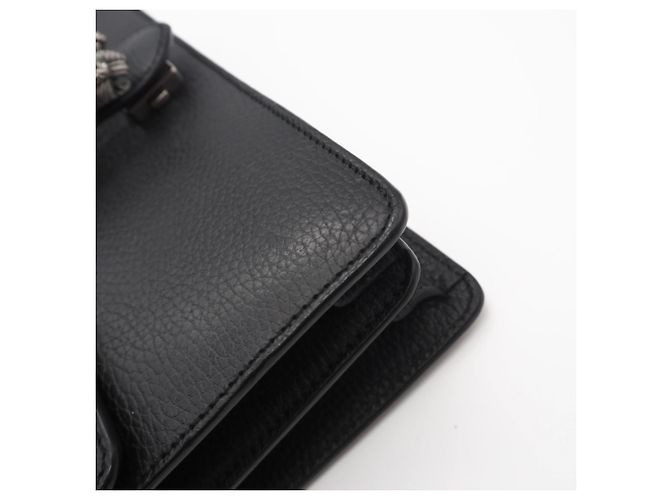Borsa a Spalla Gucci Dionysus Chain Nero - vista 11
