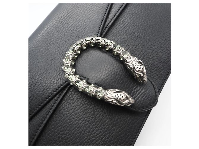 Borsa a Spalla Gucci Dionysus Chain Nero - vista 4