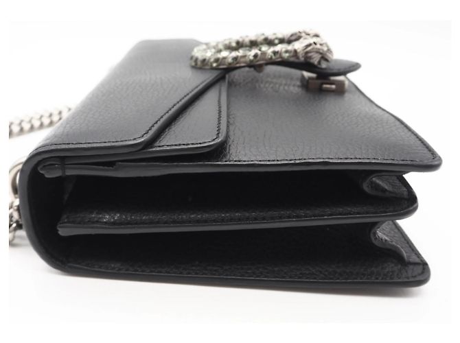 Borsa a Spalla Gucci Dionysus Chain Nero - vista 6