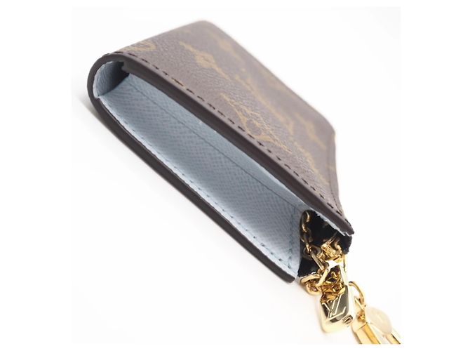 Portafoglio Monogramma Louis Vuitton Marrone Blu Beige - vista 5