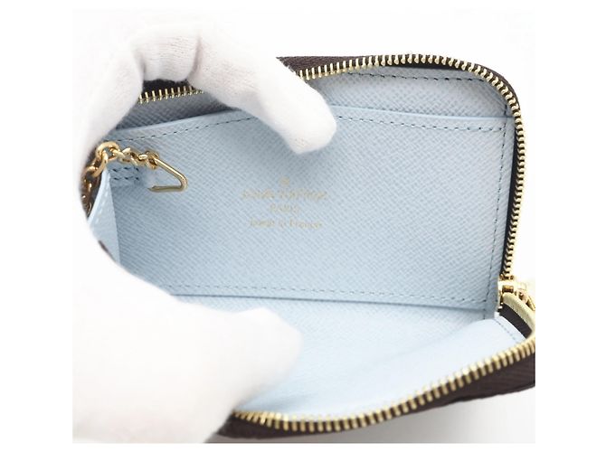 Portafoglio Monogramma Louis Vuitton Marrone Blu Beige - vista 9