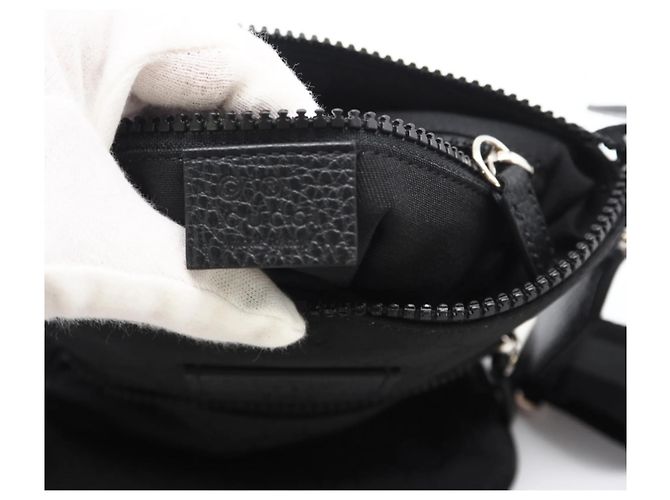 Borsa Messenger GG in Nylon GUCCI 449183 Marrone Nero - vista 15