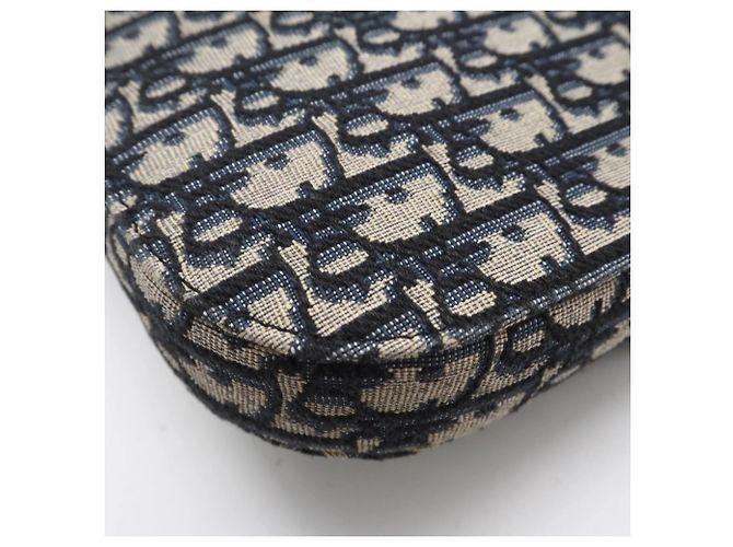 Pochette A5 in pelle di vitello grana jacquard obliquo Christian Dior - vista 10