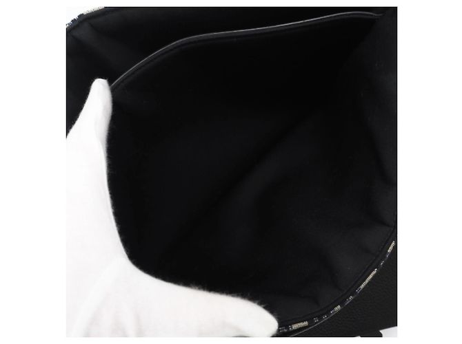 Pochette A5 in pelle di vitello grana jacquard obliquo Christian Dior - vista 14