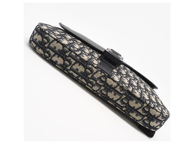 Pochette A5 in pelle di vitello grana jacquard obliquo Christian Dior - vista 7