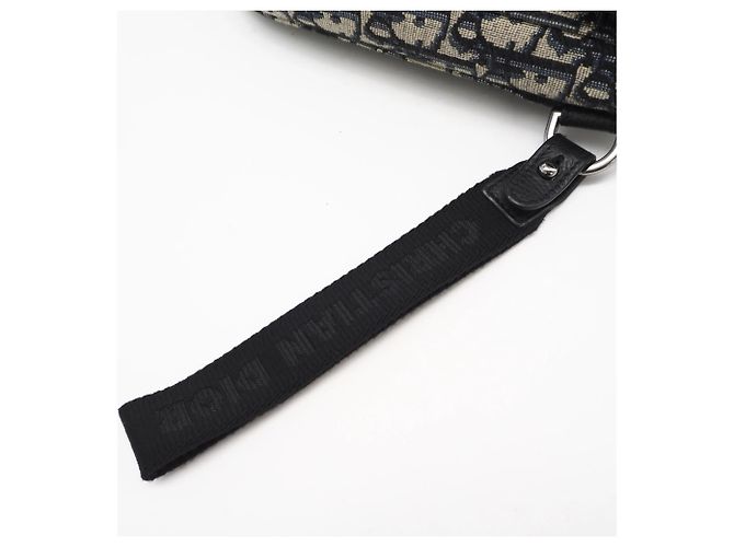 Pochette A5 in pelle di vitello grana jacquard obliquo Christian Dior - vista 8