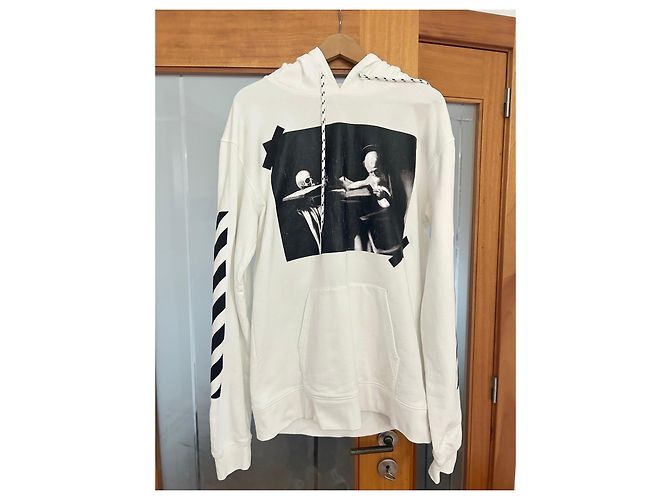 Off White Off-White Hoodie mit Grafikdruck Schwarz Weiß - Ansicht 2