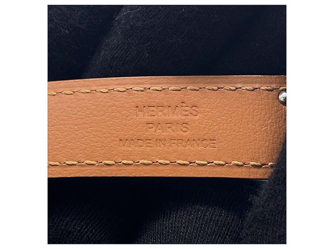 Hermès Hermes Kelly Gürtel aus goldfarbenem Epsom-Leder Golden - Ansicht 9