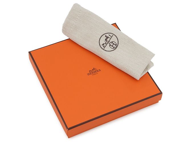 Cinghia a Spalla Bandoulière Allegro di Hermès Bianco Rosso D'oro - vista 11