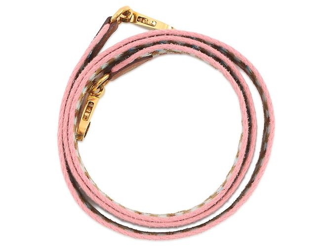 Cinghia a Spalla Bandoulière Allegro di Hermès Bianco Rosso D'oro - vista 3