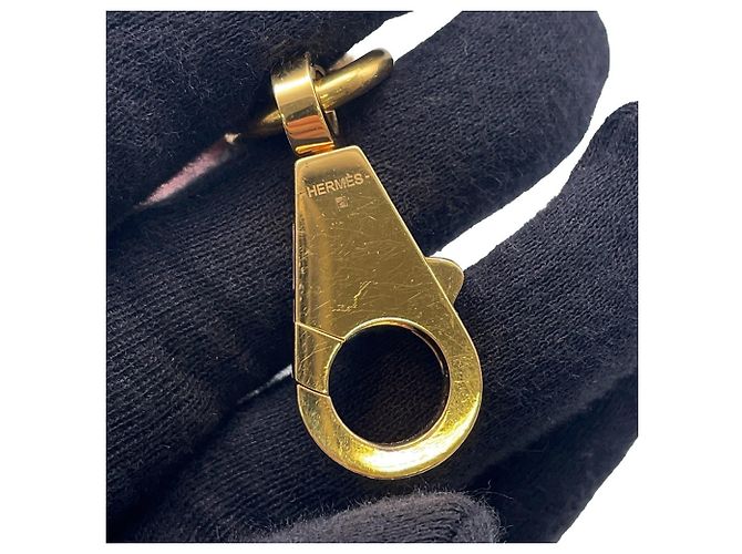 Cinghia a Spalla Bandoulière Allegro di Hermès Bianco Rosso D'oro - vista 9