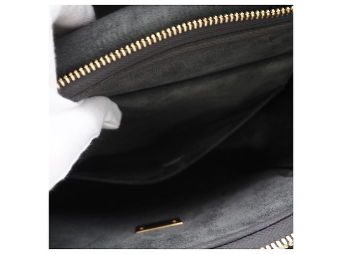 Belt Bag Céline Graue Leder-Gürteltasche Micro von CELINE Braun - Ansicht 13