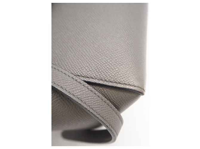 Belt Bag Céline Graue Leder-Gürteltasche Micro von CELINE Braun - Ansicht 6