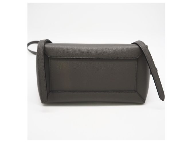 Belt Bag Céline Graue Leder-Gürteltasche Micro von CELINE Braun - Ansicht 9