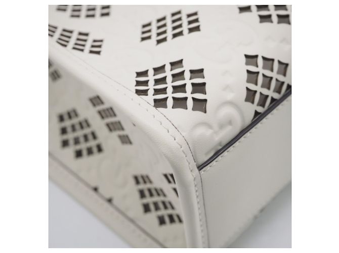 Borsa Tote Piccola Ophidia di GUCCI Bianco - vista 11