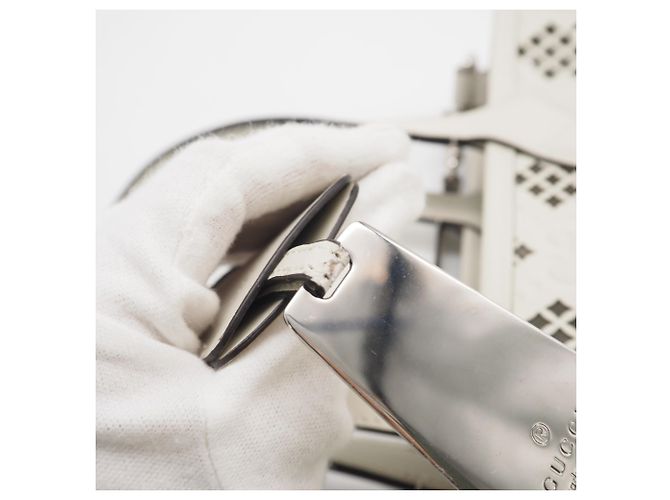 Borsa Tote Piccola Ophidia di GUCCI Bianco - vista 14