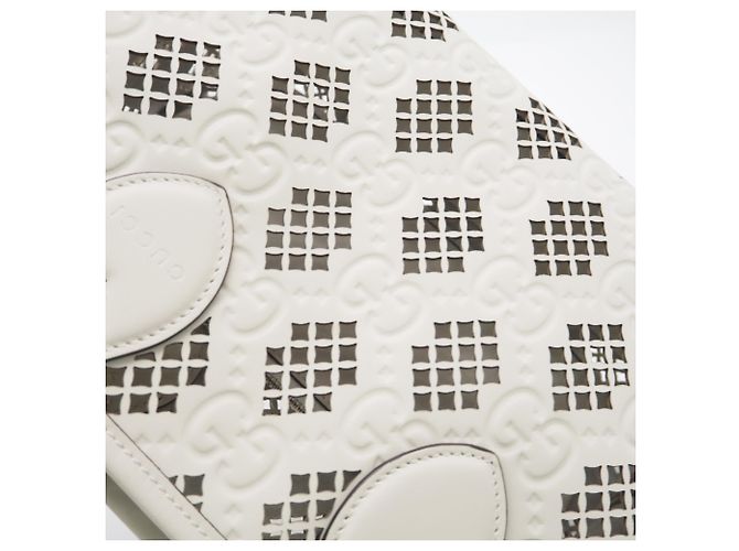 Borsa Tote Piccola Ophidia di GUCCI Bianco - vista 6