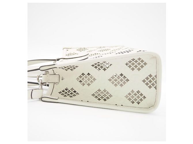 Borsa Tote Piccola Ophidia di GUCCI Bianco - vista 7