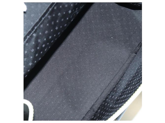 LOUIS VUITTON Borsa a Mano Suhari Extravagan in Pelle Nera LV Auth AMZ548SM Nero - vista 11