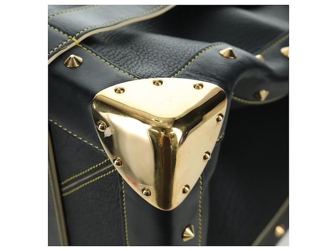 LOUIS VUITTON Borsa a Mano Suhari Extravagan in Pelle Nera LV Auth AMZ548SM Nero - vista 17