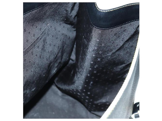 LOUIS VUITTON Borsa a Mano Suhari Extravagan in Pelle Nera LV Auth AMZ548SM Nero - vista 24