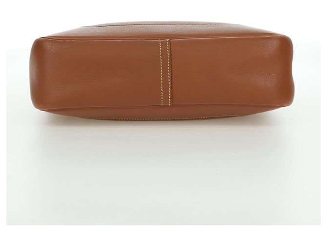 Hermès Borsa a Spalla HERMES Trim 31 in pelle Togo marrone oro Auth am11092V D'oro - vista 10