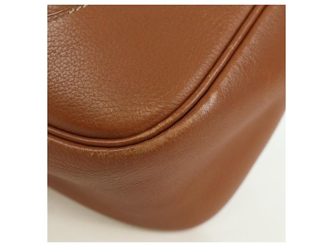 Hermès Borsa a Spalla HERMES Trim 31 in pelle Togo marrone oro Auth am11092V D'oro - vista 14
