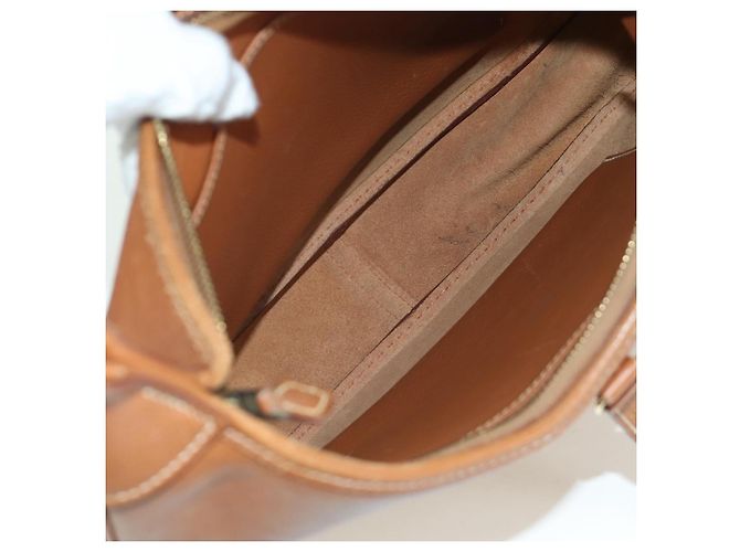 Hermès Borsa a Spalla HERMES Trim 31 in pelle Togo marrone oro Auth am11092V D'oro - vista 17