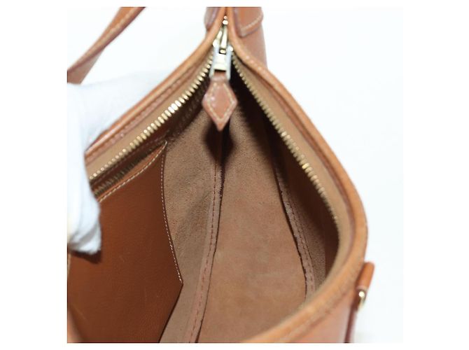 Hermès Borsa a Spalla HERMES Trim 31 in pelle Togo marrone oro Auth am11092V D'oro - vista 19
