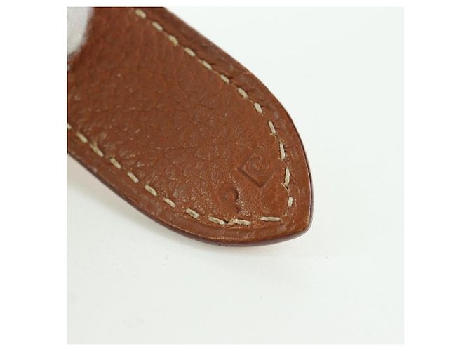 Hermès Borsa a Spalla HERMES Trim 31 in pelle Togo marrone oro Auth am11092V D'oro - vista 26