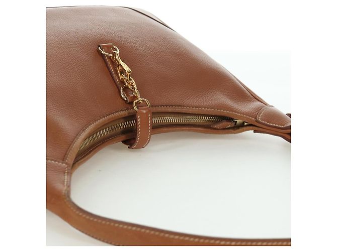 Hermès Borsa a Spalla HERMES Trim 31 in pelle Togo marrone oro Auth am11092V D'oro - vista 6