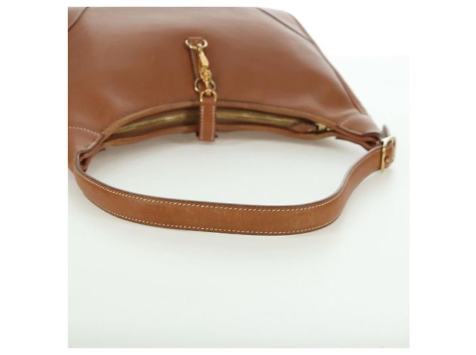Hermès Borsa a Spalla HERMES Trim 31 in pelle Togo marrone oro Auth am11092V D'oro - vista 7
