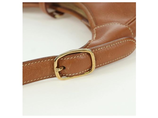 Hermès Borsa a Spalla HERMES Trim 31 in pelle Togo marrone oro Auth am11092V D'oro - vista 8
