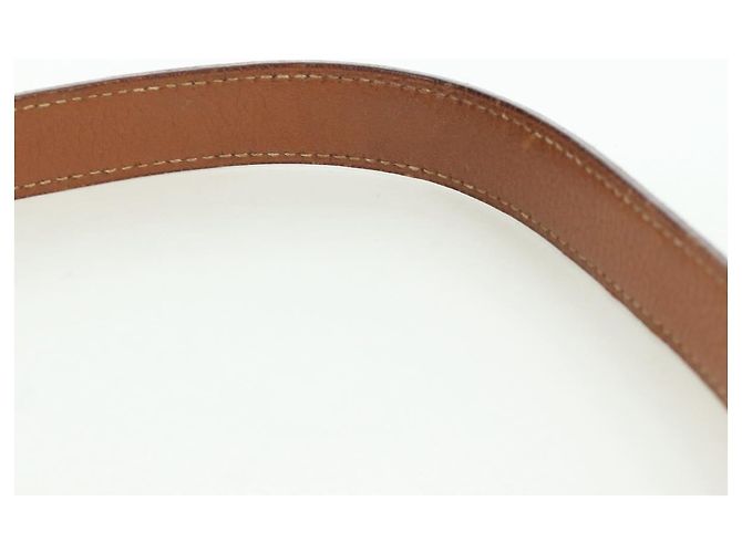 Hermès Borsa a Spalla HERMES Trim 31 in pelle Togo marrone oro Auth am11092V D'oro - vista 9