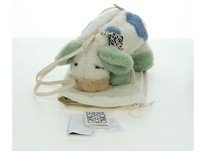 LOEWE - Borsa a Spalla Howl's Moving Castle Studio Ghibli Bianco Oro Auth 167137SM D'oro - vista 12
