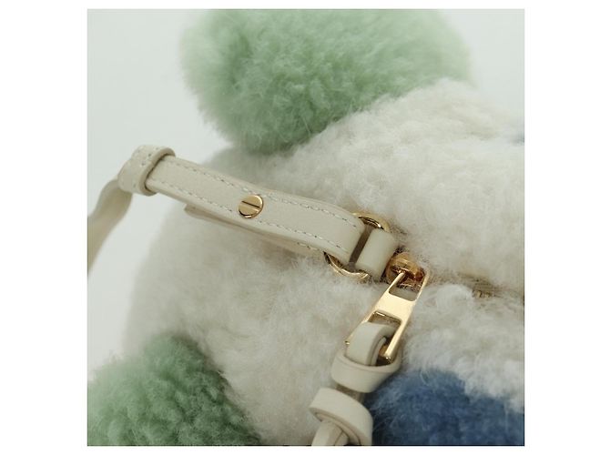 LOEWE - Borsa a Spalla Howl's Moving Castle Studio Ghibli Bianco Oro Auth 167137SM D'oro - vista 18