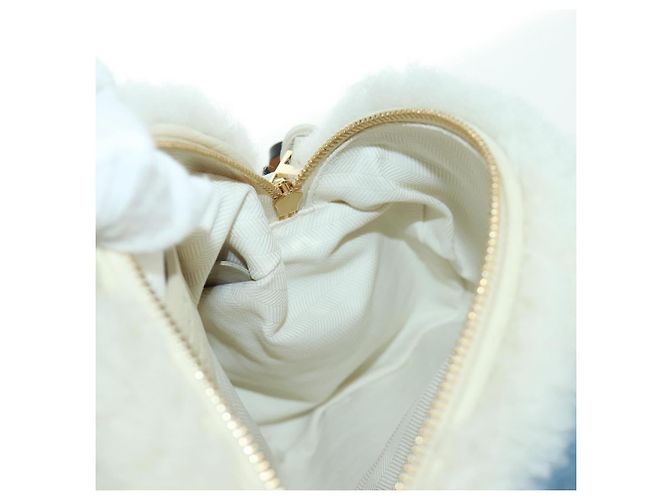 LOEWE - Borsa a Spalla Howl's Moving Castle Studio Ghibli Bianco Oro Auth 167137SM D'oro - vista 21