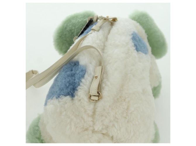 LOEWE - Borsa a Spalla Howl's Moving Castle Studio Ghibli Bianco Oro Auth 167137SM D'oro - vista 6